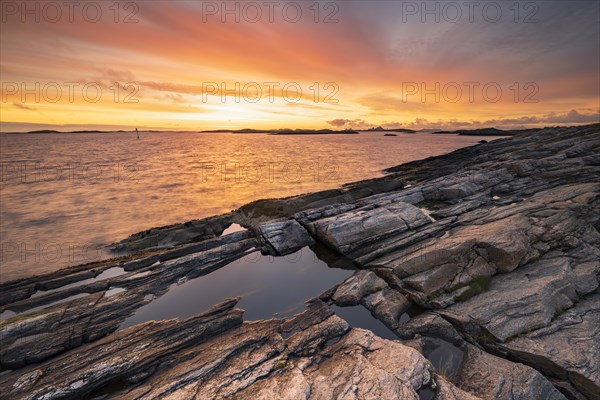 Traena Island in the Evening