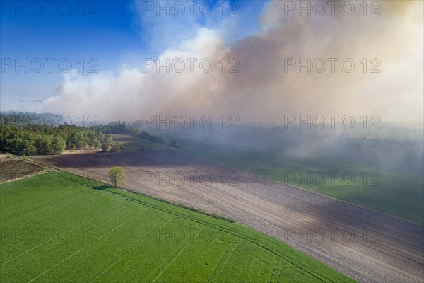 Fire in Goldenstedt Moor