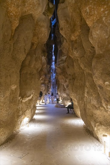 Cave at Al Qarah mountain