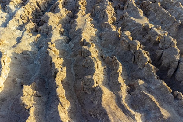 Aerial of the Al Qarah mountain