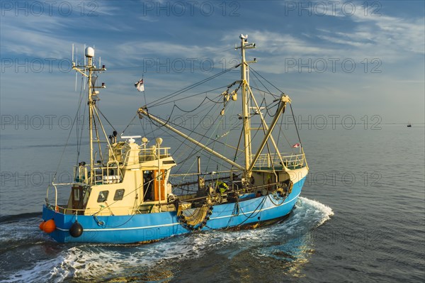 Fishing cutter on the North Sea