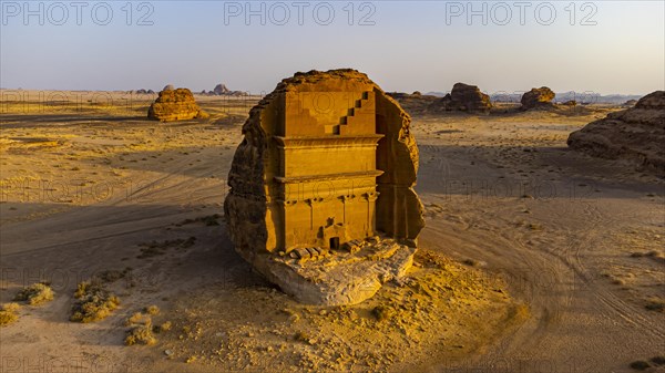 Aerial of the Tomb of Lihyan son of Kuza