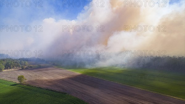 Fire in Goldenstedt Moor