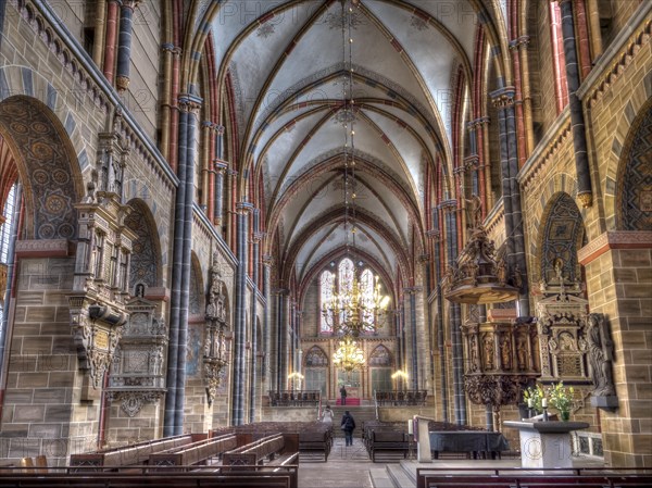 Interior of St. Petri Cathedral Bremen