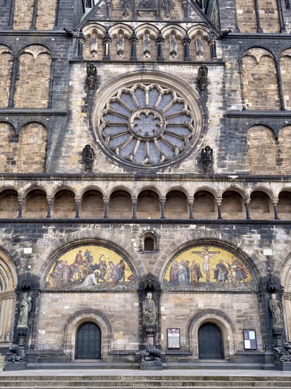 The lower part of the church St. Petri Dom Bremen