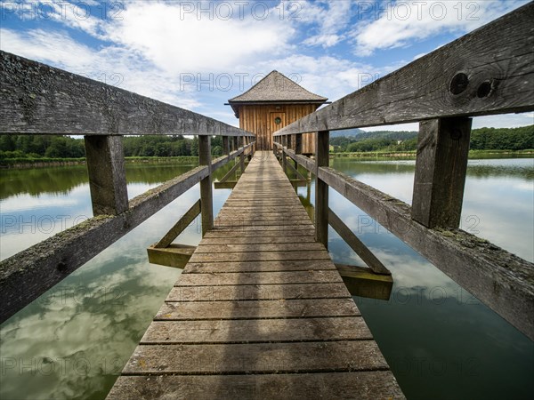 Bathing jetty at Hoerzendorfer See