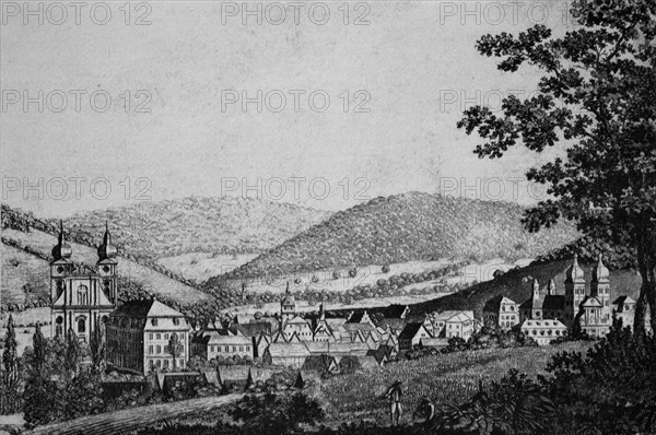 Historical view of Amorbach