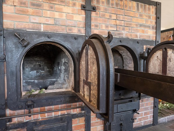 Incinerator in the crematorium of the camp