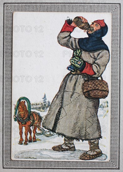 Traditional costumes in Germany in the 19th century