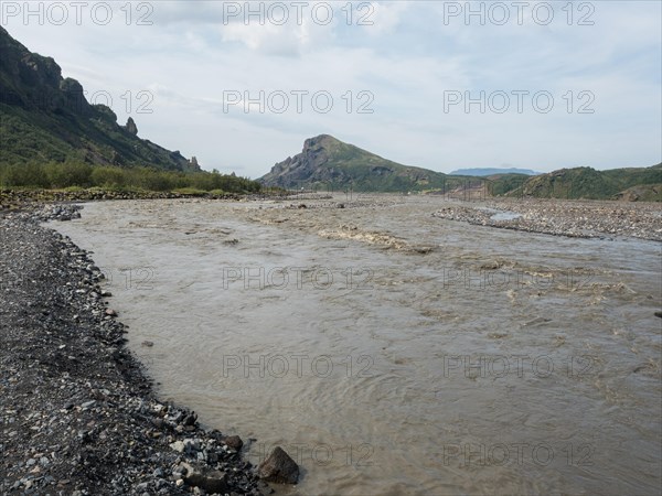 Krossa Glacier River