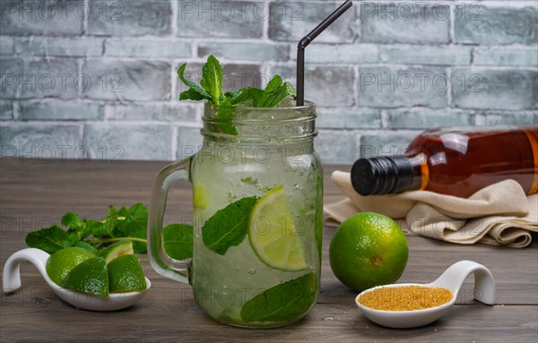 Cool summer mojito