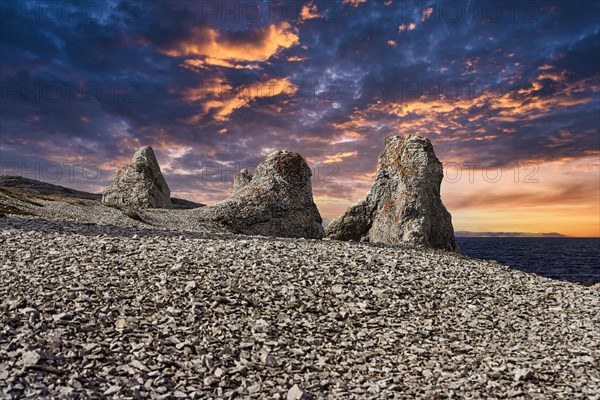 Dolomite rock pillars