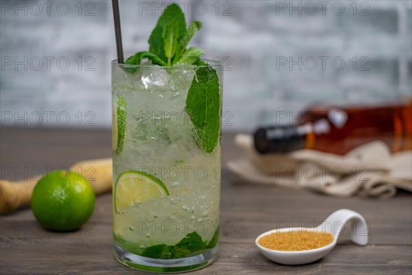 Cool summer mojito