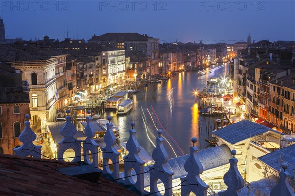 View of the Grand Canal from the terrace of the Fondaco dei Tedeschi