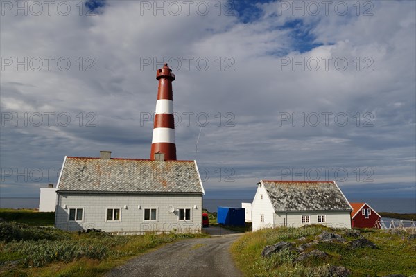 The world's northernmost lighthouse and a gravel road