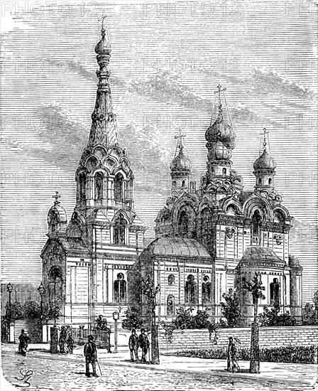 The Russian Church in Dresden in 1870