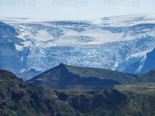 Tongue of a glacier