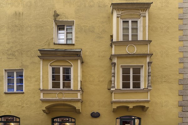 Renaissance bay window from 1537 on the historic Old Toll House