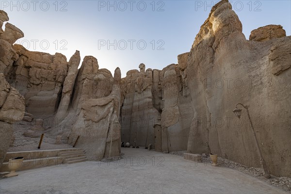 Entrance to the Al Qarah mountain