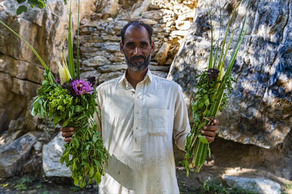 Man selling flowers