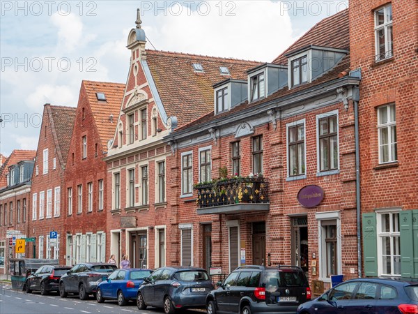 Red brick buildings in the Dutch Quarter on Kurfuerstenstrasse