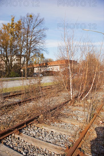 Dead tram track