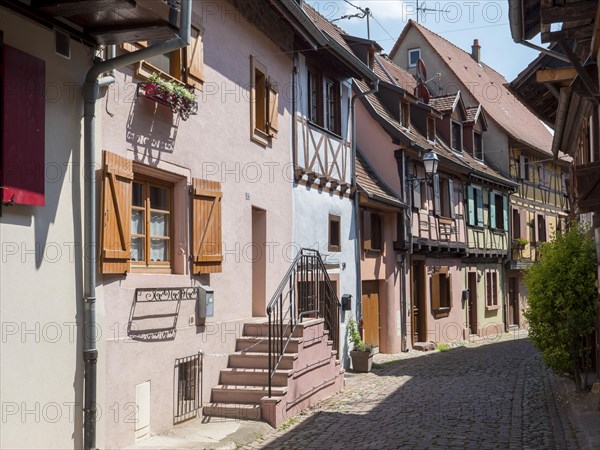 Colourful half-timbered houses in the centre of the old town