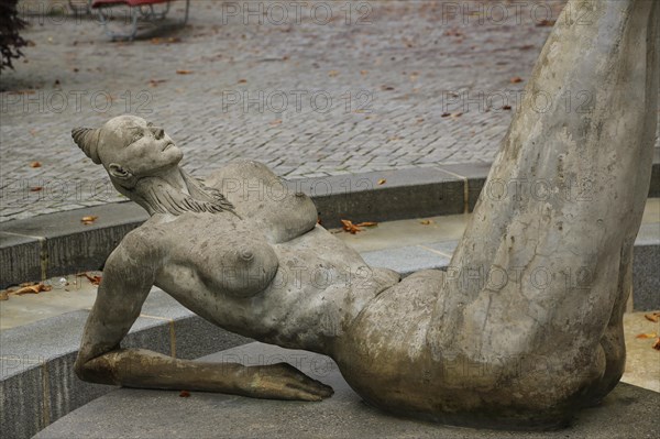 Fountain at the landing place