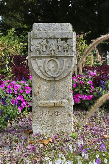 Stone with inscription Chantily