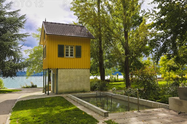 The old garden house in the villa gardens