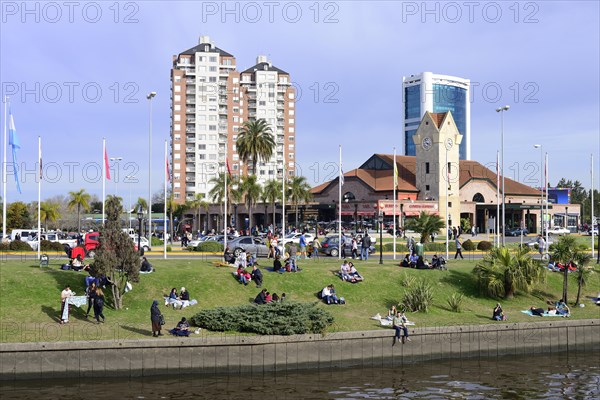 On the banks of the Rio Lujan