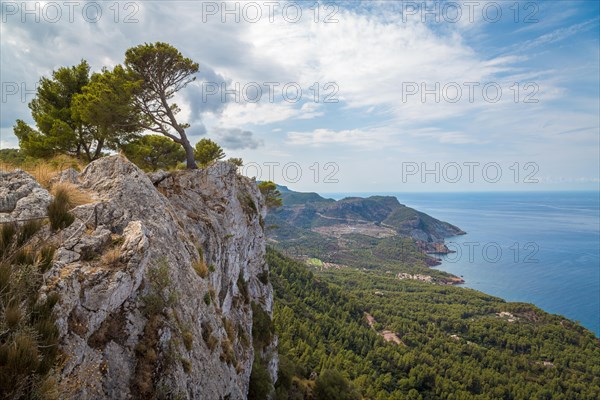 View of the west coast of Majorca