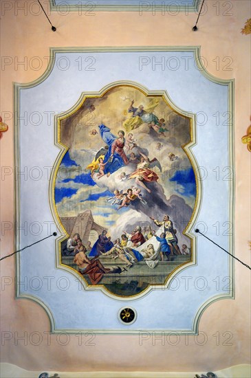 Ceiling fresco