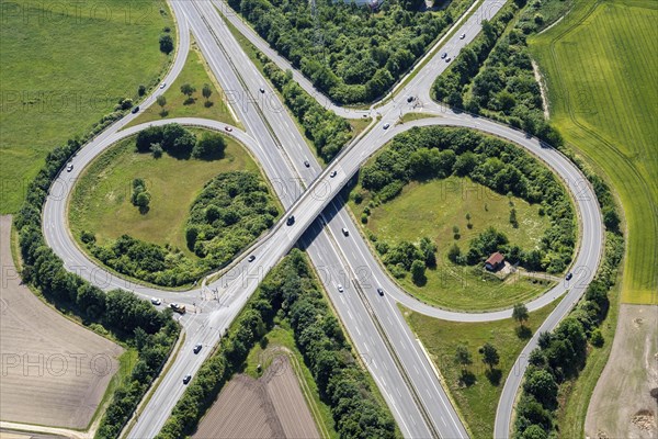 Aerial photos of the BAB Lueneburg exit