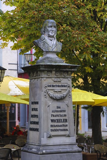 Stone bust of Franz Sales Wocheler