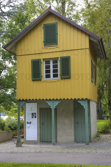 The old garden house in the villa gardens