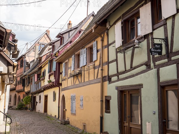 Colourful half-timbered houses in the centre of the old town