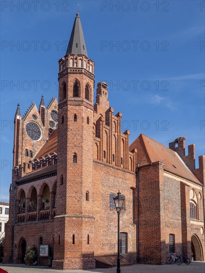 Brick building Tangermuende Town Hall