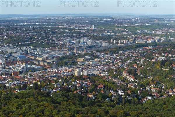 View of Stuttgart from TV tower