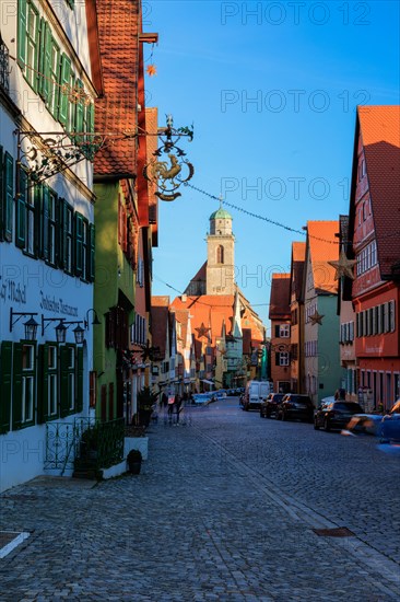 Historic houses with a view of St. George's Minster