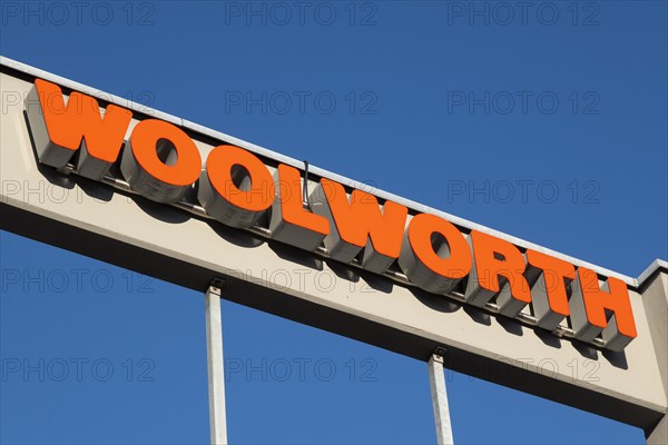 WOOLWORTH sign and logo