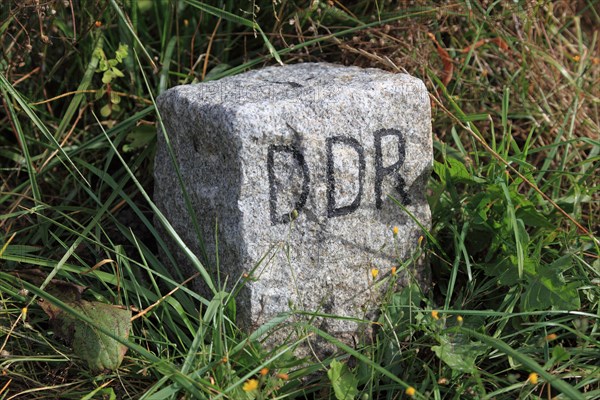 Border stone on the former inner-German border