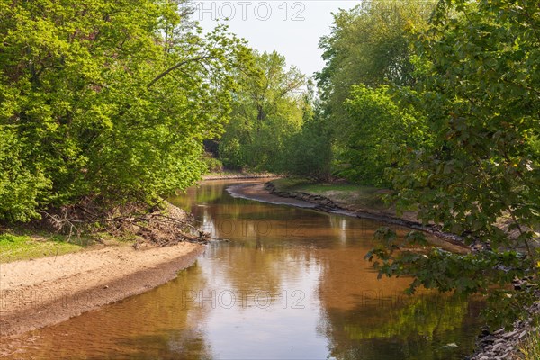 The river Aa flows through the city of Bocholt