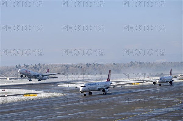 Departure Aircraft Swiss