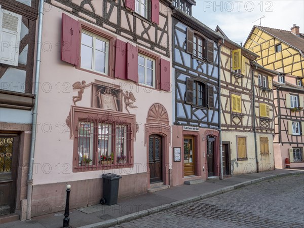 Half-timbered houses along the course of the Lauch in the district of La Petite Venise