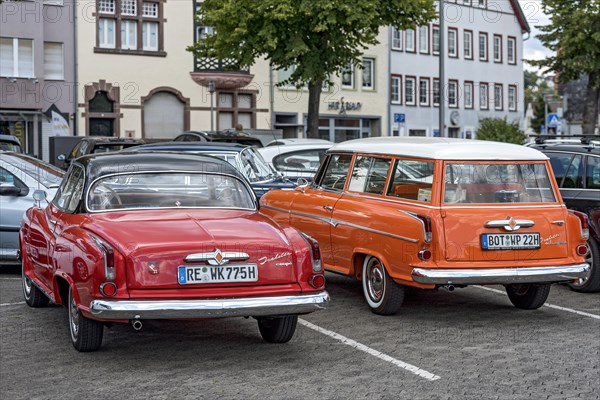 Vintage Borgward Isabella Coupe and de Luxe Combi