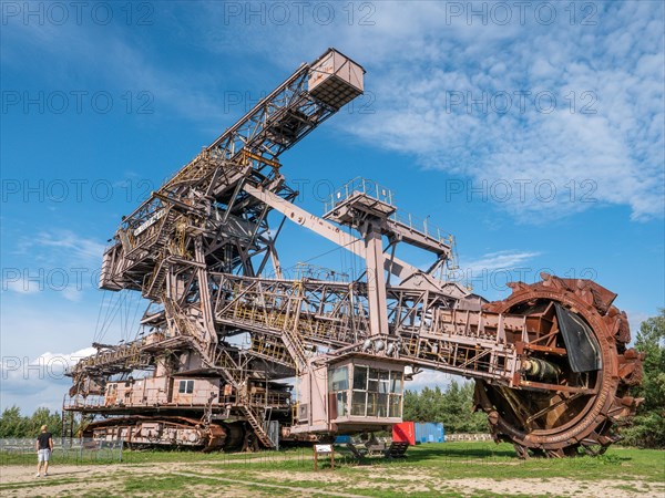 Lignite Excavator Giants at the Ferropolis Industrial Heritage Open-Air Museum