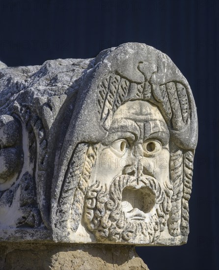 Stone masks at the theatre