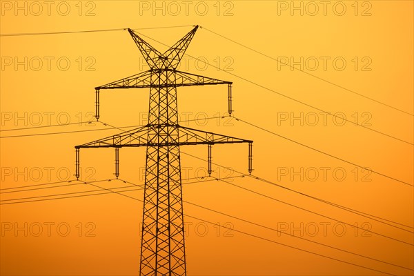 High-voltage electricity pylon