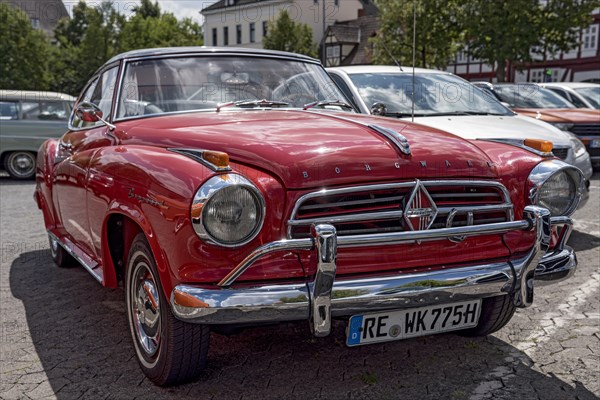 Vintage Borgward Isabella Coupe with white-band tyres